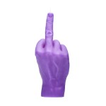 Rankų darbo žvakė F*ck You Purple