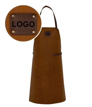 Personalizuota odinė prijuostė su logo Cognac